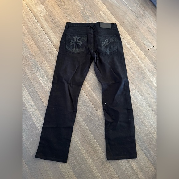 Artistix Black Denim Jeans size 34 waist 33 length - Picture 4 of 9